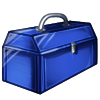 This toolbox can fit anything you might need, including all that duct tape you keep buying cause you think you've ran out again.